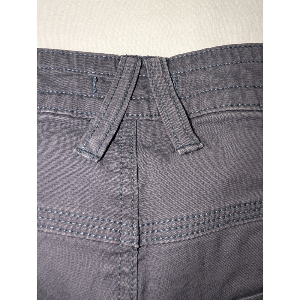 prAna Gray Organic Cotton Utility Shorts Women's Size 2 Hiking Outdoor - Picture 5 of 7